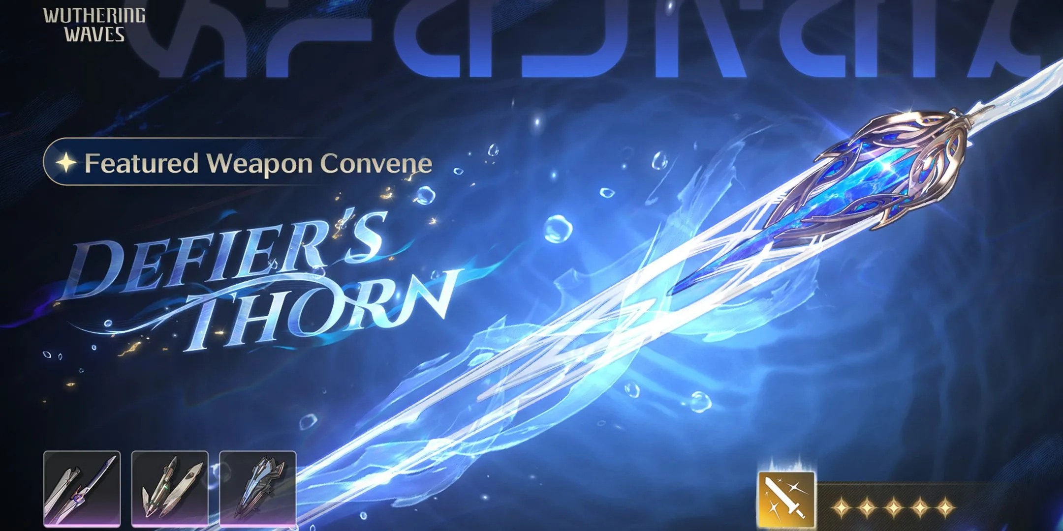 Vũ khí Defier's Thorn xuất hiện cùng banner Cartethyia Wuthering Waves