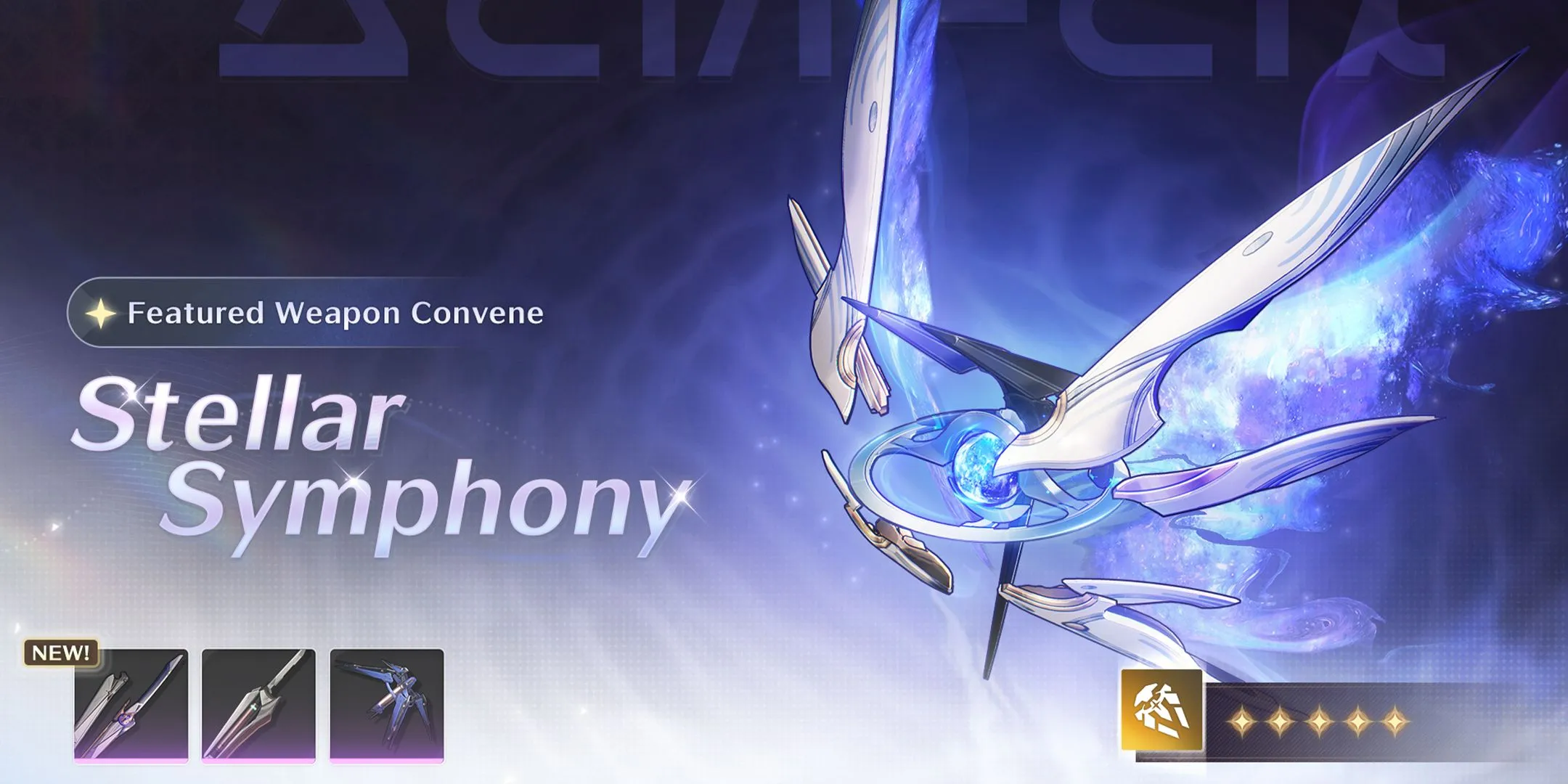 Vũ khí Stellar Symphony cùng banner Shorekeeper trong Wuthering Waves 1.3