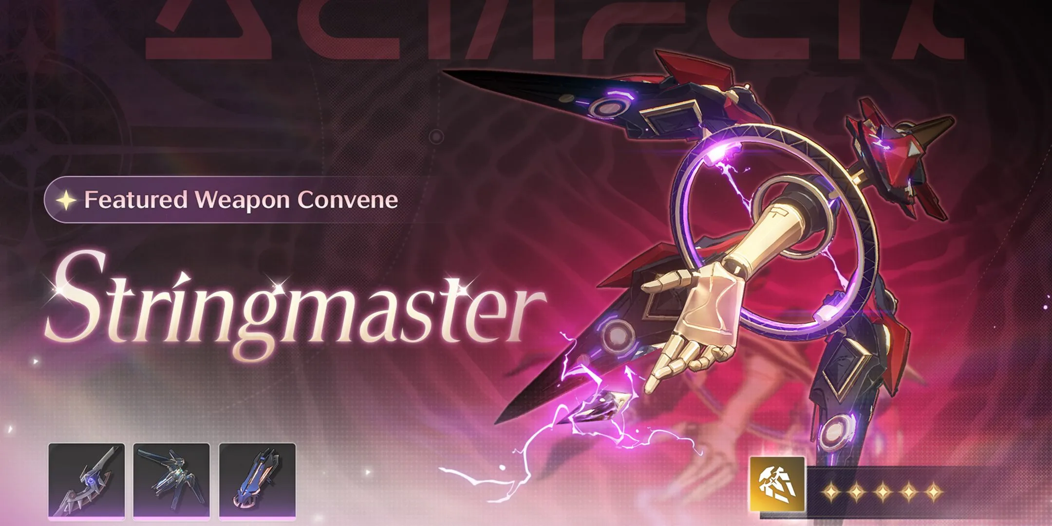 Vũ khí Stringmaster cùng banner Yinlin Wuthering Waves 1.4
