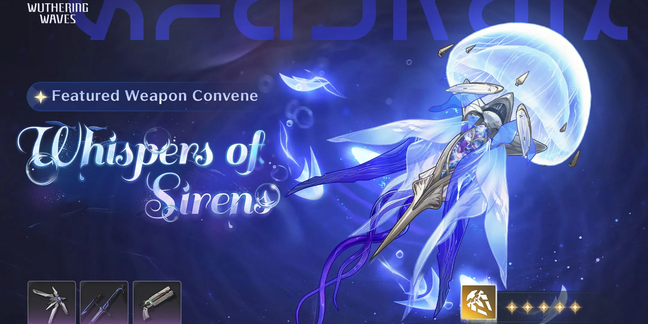 Vũ khí Whispers of Sirens cùng banner Cantarella Wuthering Waves 2.2