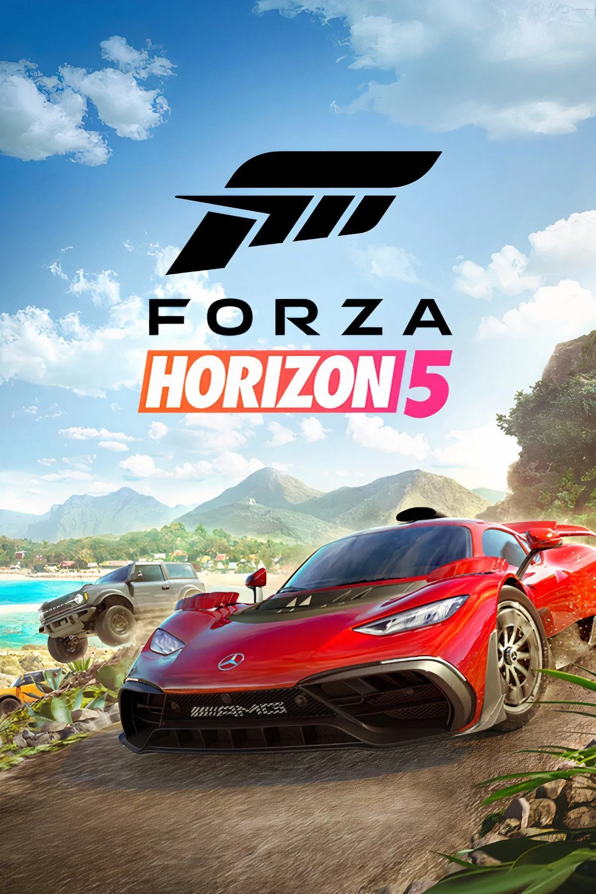 Xe đua sang trọng lướt trên con đường ngập nắng của Forza Horizon 5
