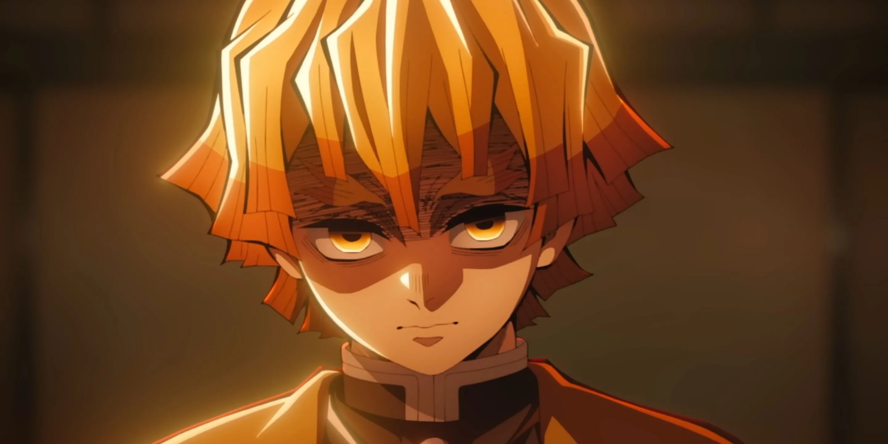Zenitsu Agatsuma trong một phân cảnh chiến đấu đầy kịch tính tại Arc Lâu Đài Vô Cực của Demon Slayer